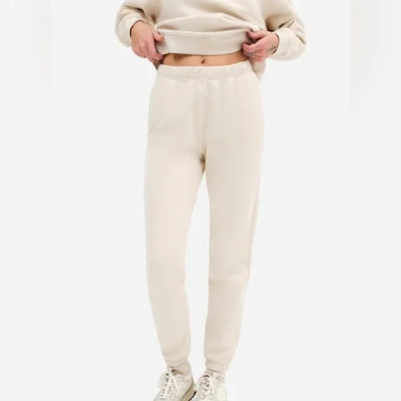 MATE the Label Cream Joggers Sustainable Organic Cotton Size M - Picture 4 of 8